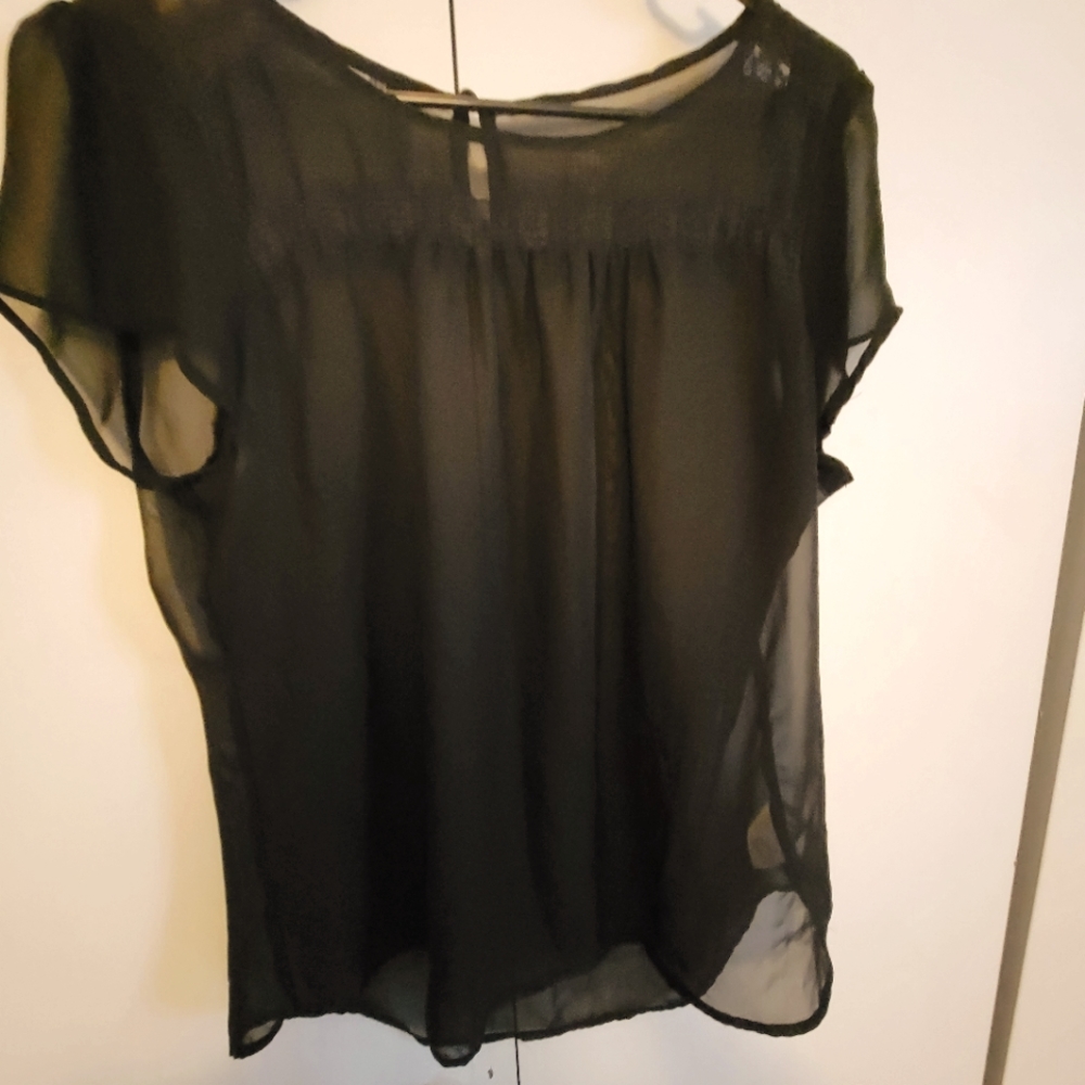 Maurice sheer top